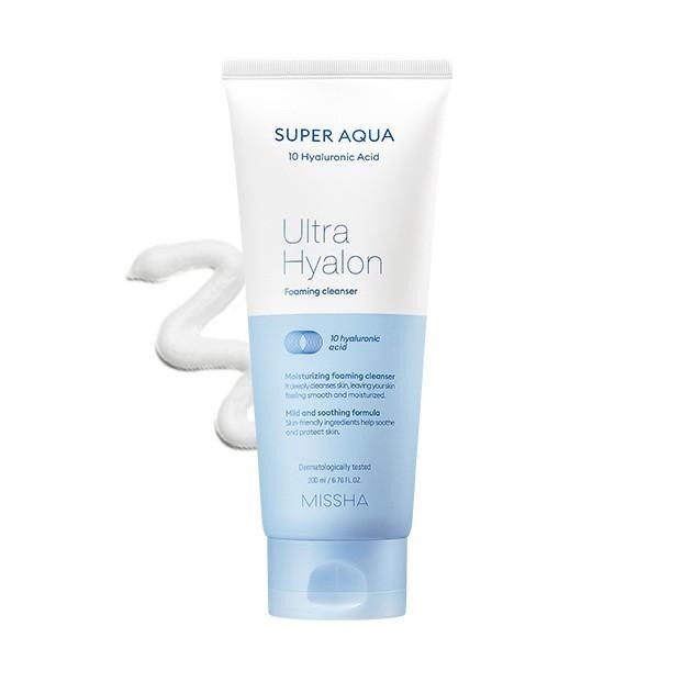 MISSHA Super Aqua Ultra Hyalon Cleansing Foam 200ml