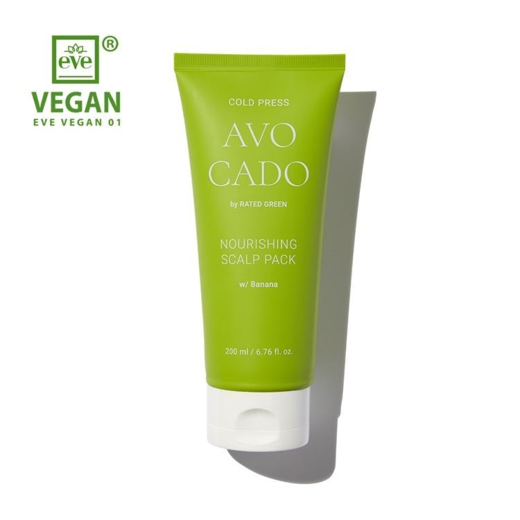 RATED GREEN Cold Press Avocado Nourishing Scalp Pack 200ml