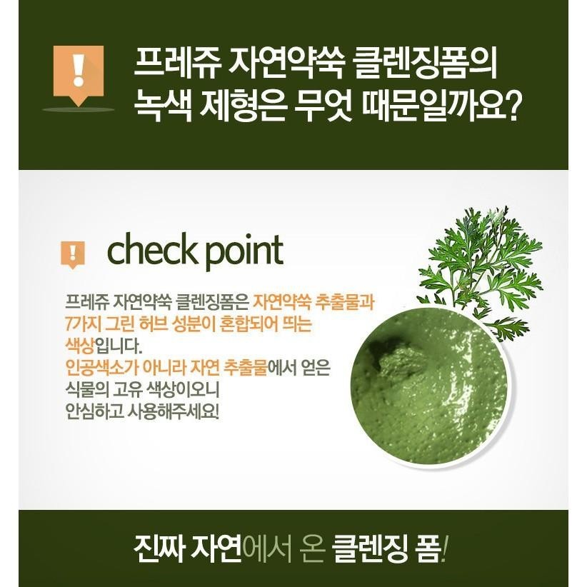 Fraijour Original Herb Wormwood Cleansing Foam 140ml