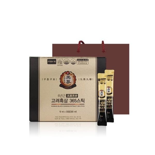 JeongwonGinseng Korean Black Ginseng Extract 365 Stick 10g * 30P