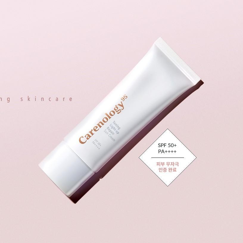 Carenology Toning Light-Up Repair Sun Cream SPF50+ PA++++ 45ml