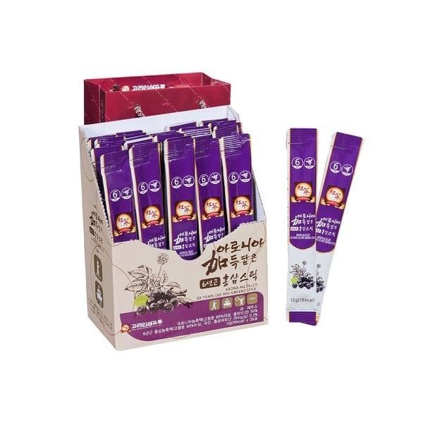 [LVX] Korea Red Ginseng Aronia All Filled 6year Old Red Ginseng Stick 30p