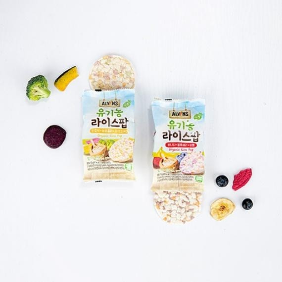 Alvins Organic Rice Pop 15g
