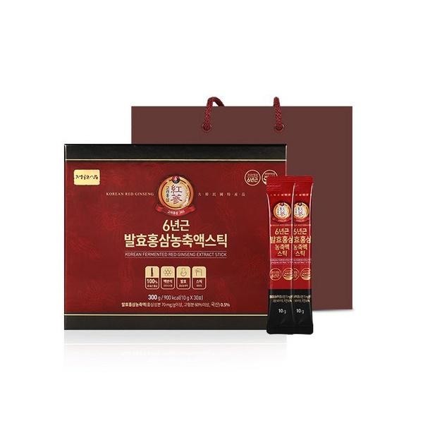 JeongwonGinseng Korean Fermented Red Ginseng Extract Stick 10g * 30P