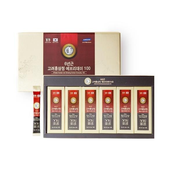 Poongnyeon Bogam Korean Red Ginseng 6year old Everyday 100 15g * 60P