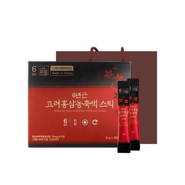 JeongwonGinseng Korean Red Ginseng Extract Stick 10g * 30P
