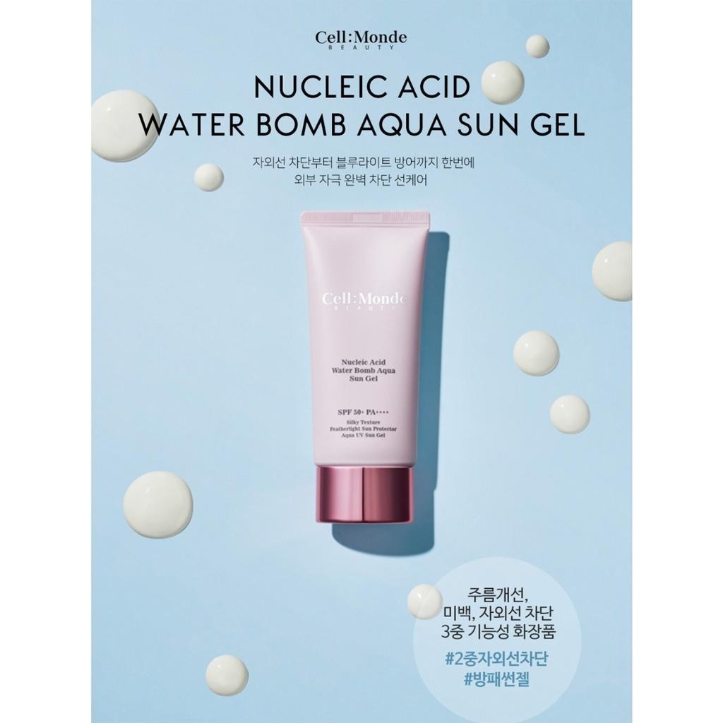 Cell Monde Nucleic Acid Water Bomb Aqua Sun Gel 50ml