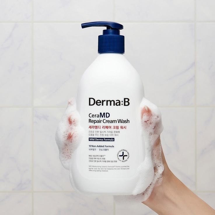 Derma:B CeraMD Repair Cream Wash 400ml