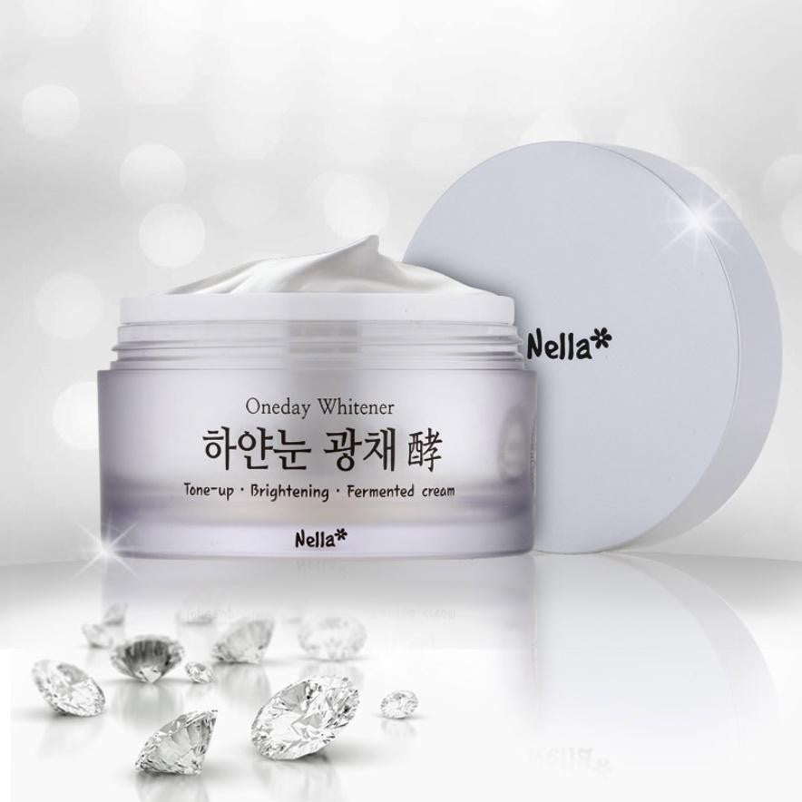 Nella One Day Whitener Tone Up Brightening Fermented Cream 50ml