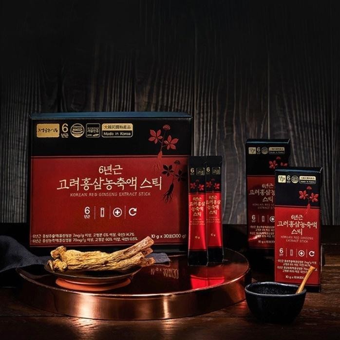 JeongwonGinseng Korean Red Ginseng Extract Stick 10g * 30P