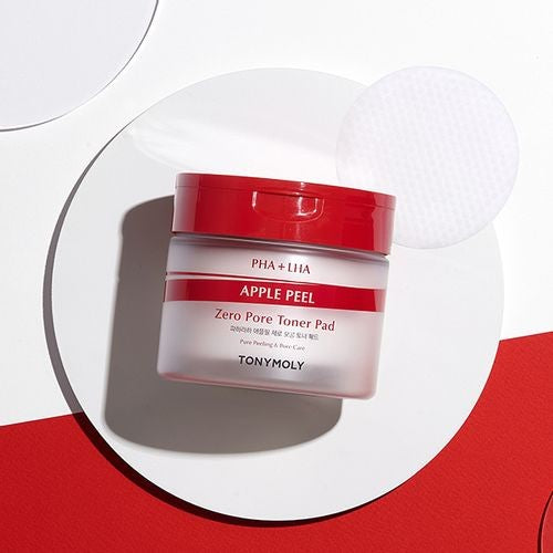 TONYMOLY PAH LHA Apple Peel Zero Pore Toner Pads 80 sheets (260ml)