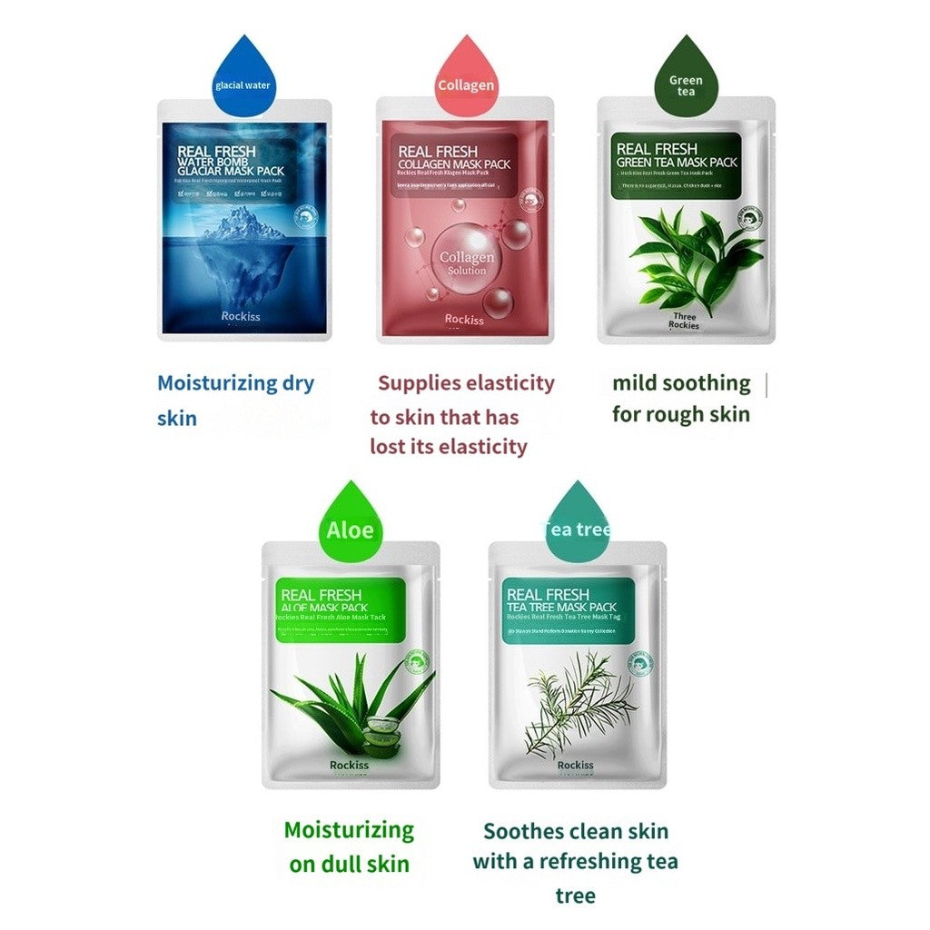 Rokkiss Real Fresh Mask Pack 23g 5-Types