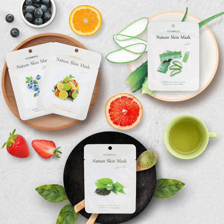 Korea Foodaholic Soothing Mask Moisturising Hydrating Nourishing Mask Pack 23ml 1ea - (16 types)