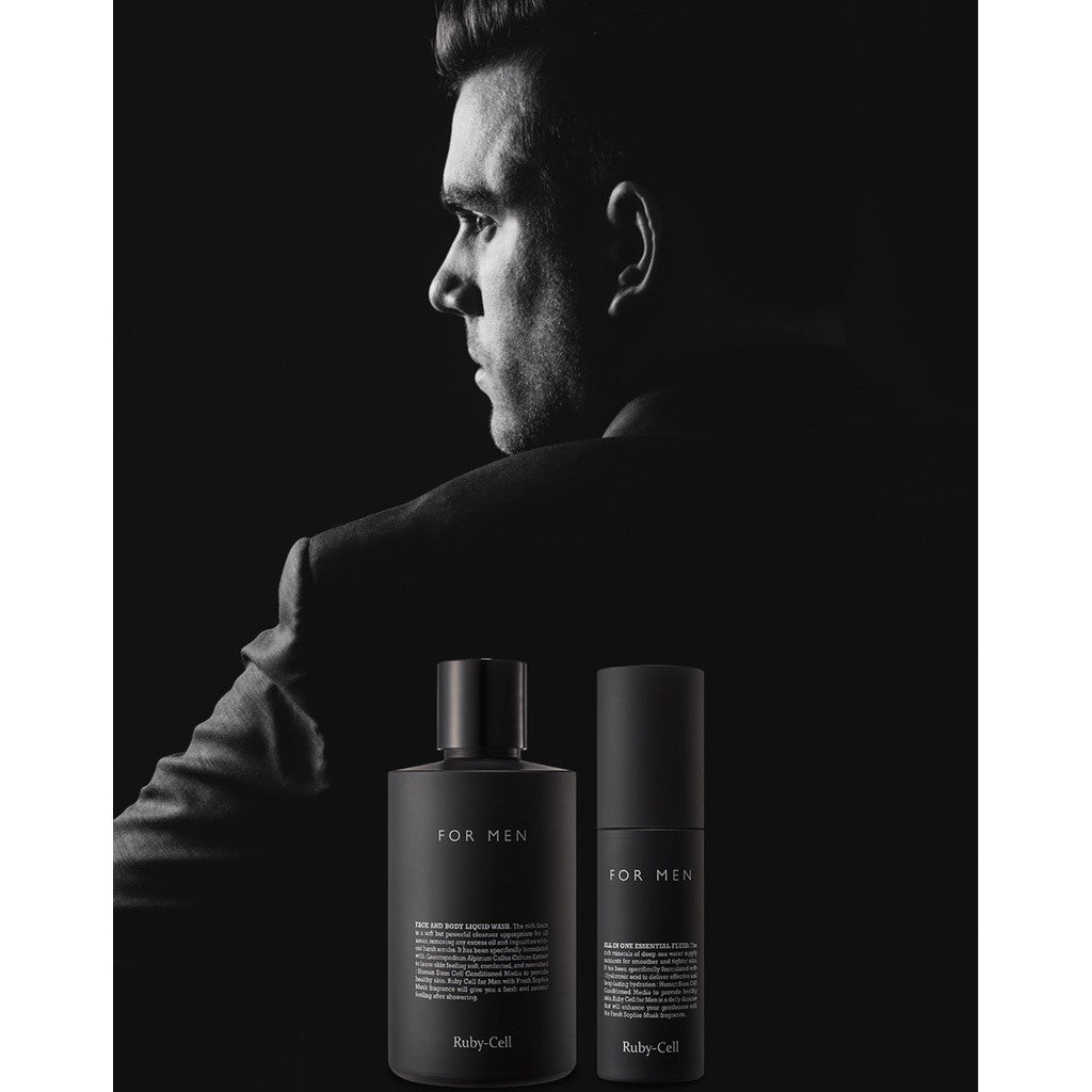 Ruby Cell For Men Liquid Wash & Essential Fluid Set