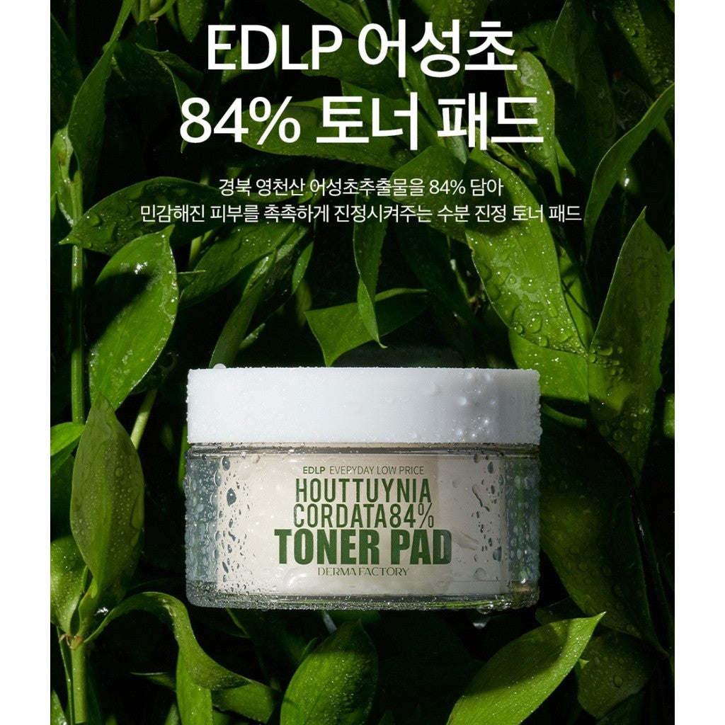 DERMAFACTORY TEDLP Houttuynia Cordata 84% Toner Pad 150ml*30ea