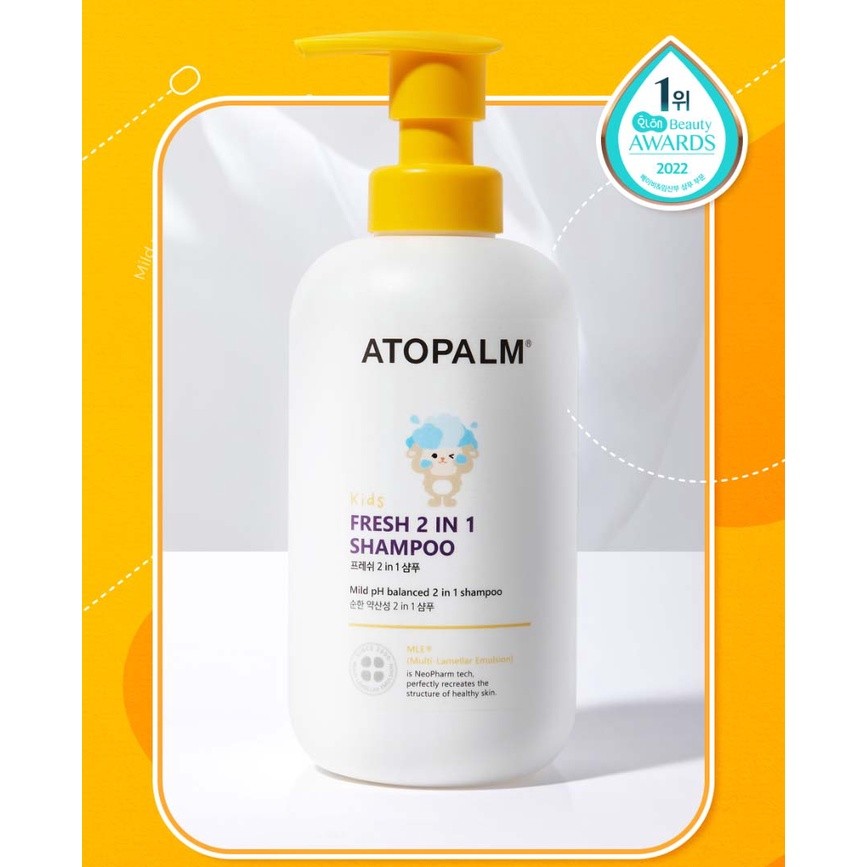Atopalm Kids Fresh 2in1 Shampoo 460ml