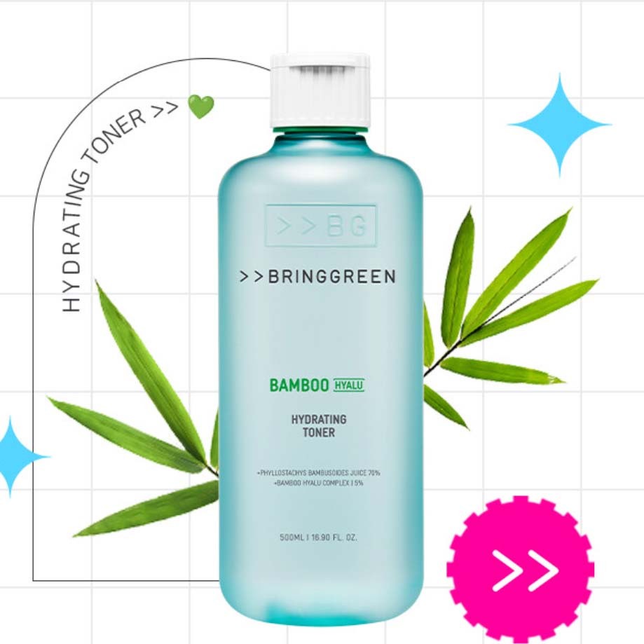 BRING GREEN Bamboo Hyalu Hydrating Toner 250ml