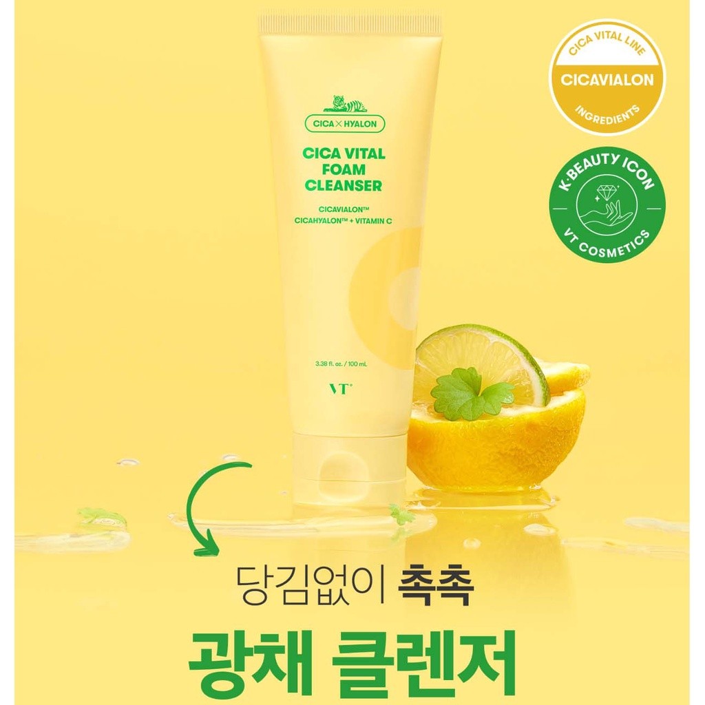 VT Cica Vital Foam Cleanser 100ml