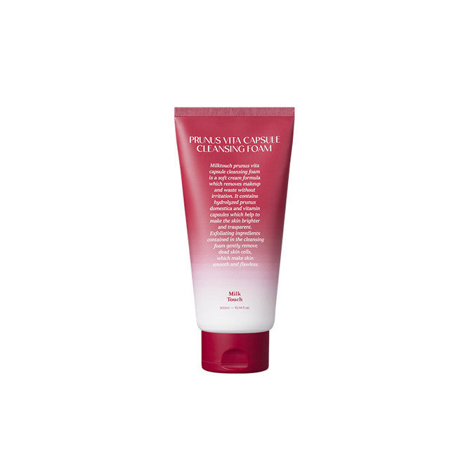 Milk Touch Prunus Vita Capsule Cleansing Foam 150ml/300ml