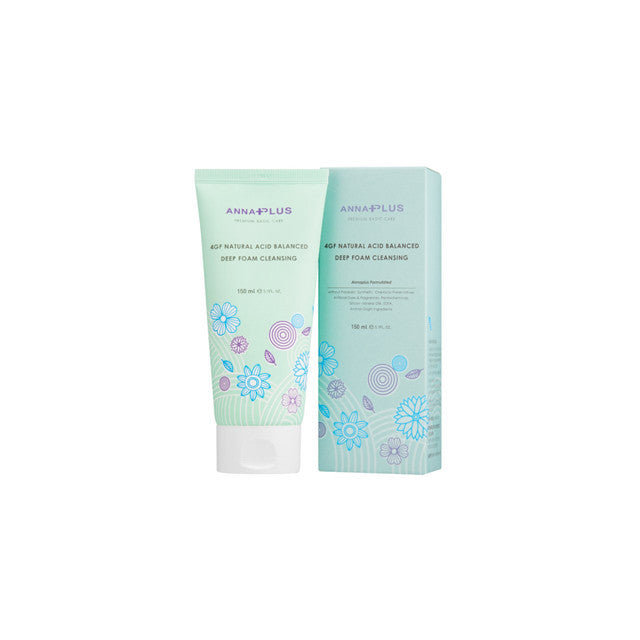 AnnaPlus 4GF Natural Acid Balanced Deep Foam Cleansing 150ml
