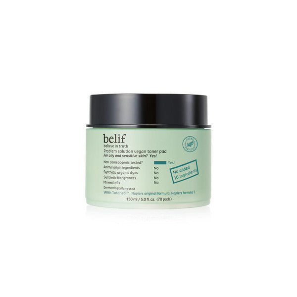 Belif Problem Solution Vegan Toner Pad 150ml*70ea