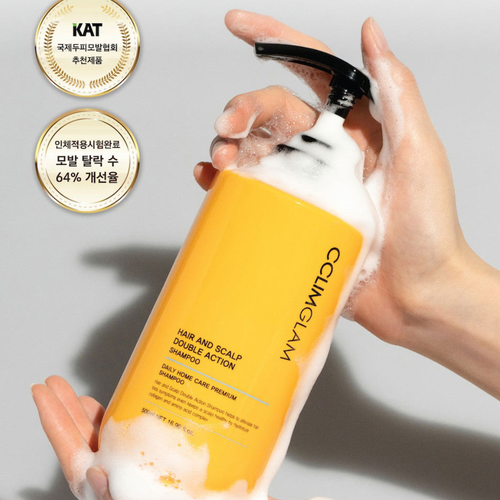CCLIMGLAM Hair and Scalp Double Action Shampoo 500ml