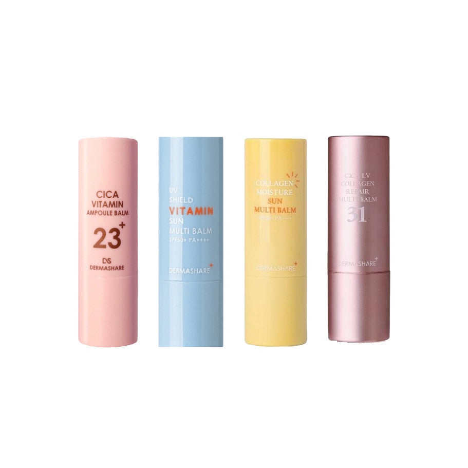 Dermashare Cica Vitamin Ampoule Balm/UV Shield Vitamin Sun Multi Balm/Collagen Moisture Sun Multi Balm/Cica LV Collagen Repair Multi Balm 11g