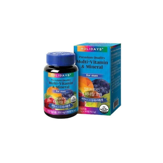 Holidays Multi-Vitamin , Mineral for Men 850mg x 90 tablets (76.5 g)