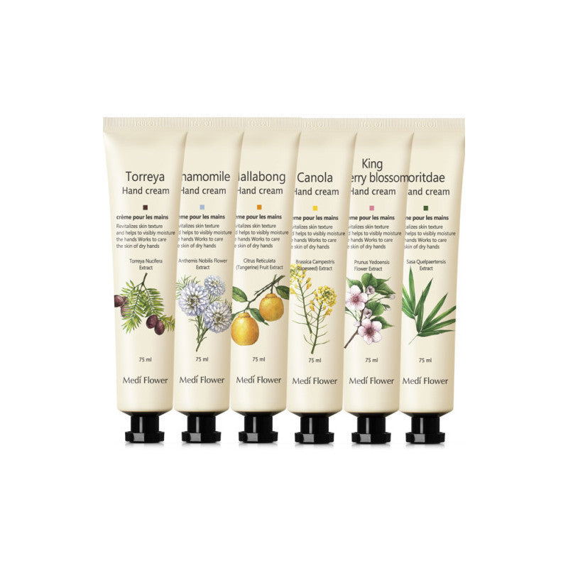 MediFlower Bonita Garden Hand Cream 75ml 6-piece set