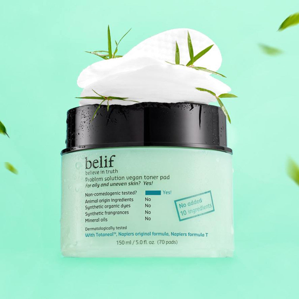 Belif Problem Solution Vegan Toner Pad 150ml*70ea