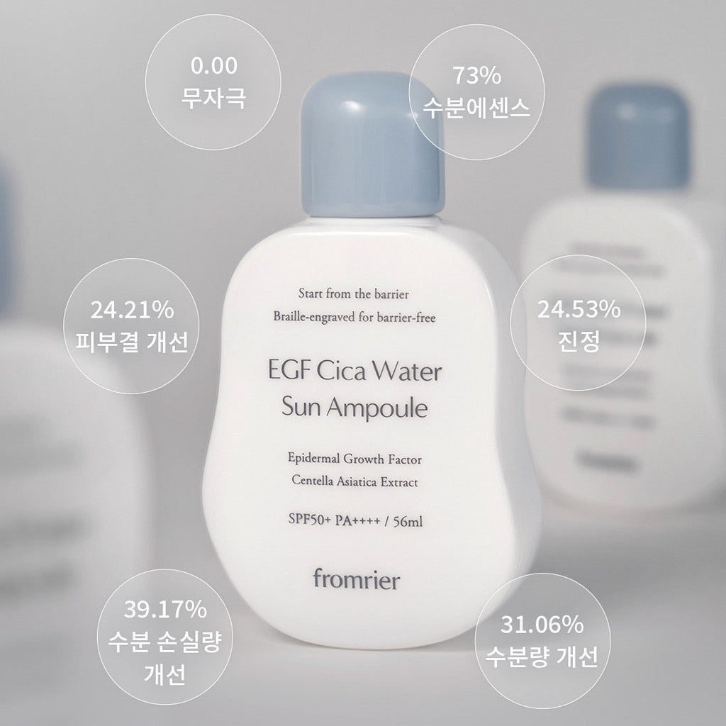 Fromrier EGF Cica Water Sun Ampoule 56ml