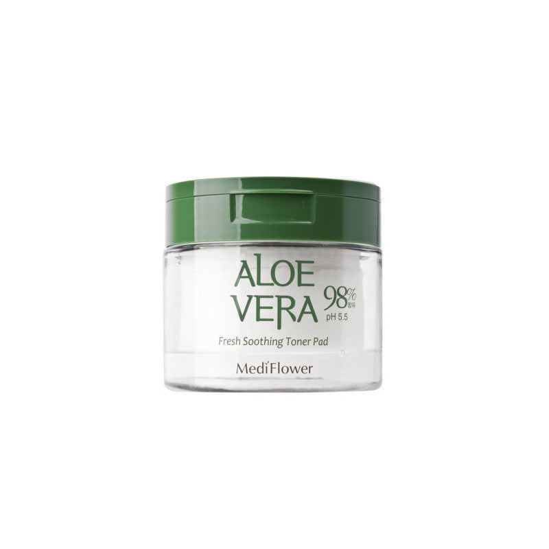 MediFlower Aloe Vera Fresh Soothing Toner Pad 180ml/60 sheets