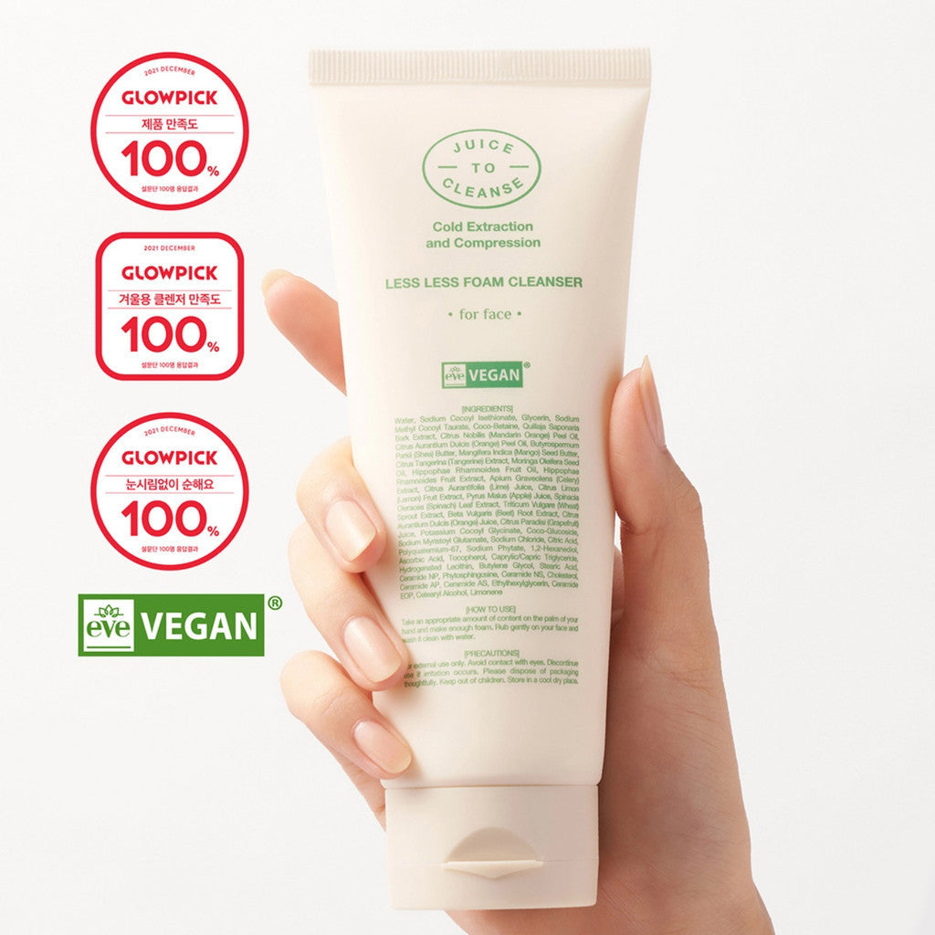 Juice To Cleanse Less Less Foam Cleanser 160g