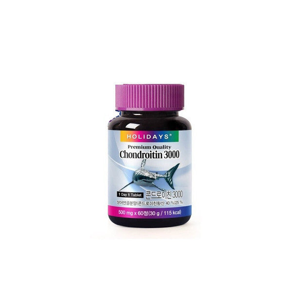 Holidays Premium Chondroitin 3000 500mg x 60 tablets (30g)
