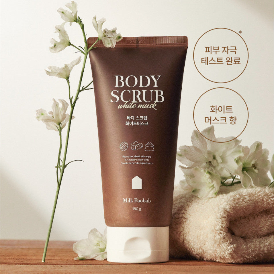 Milk Baobab Body Scrub White Musk 180g