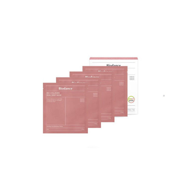 Biodance [4 packs] Collagen Real Deep Mask 34g