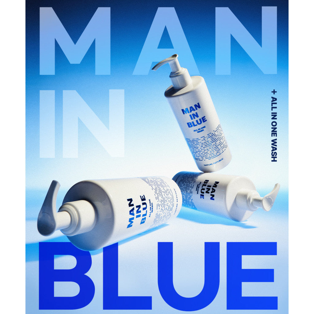 Nature Republic Man in Blue All-in-One Wash 350ml