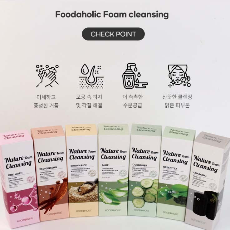 Korea Foodaholic Nature Foam Cleansing 150ml