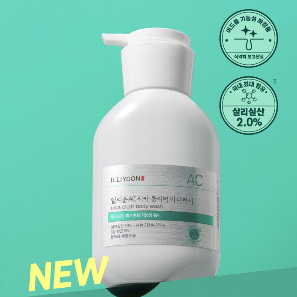 ILLIYOON AC Cica Clear Body Wash 400ml