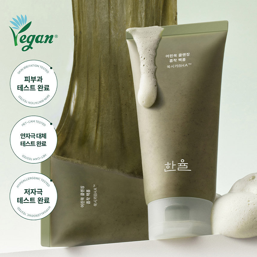 HANYUL Pure Artemisia Cleansing Absorbing Pack Foam 120m