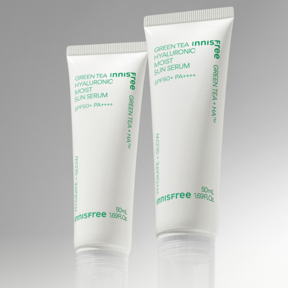 Innisfree Green Tea Hyaluronic Moist Sun Serum SPF50+ PA++++ 50ml