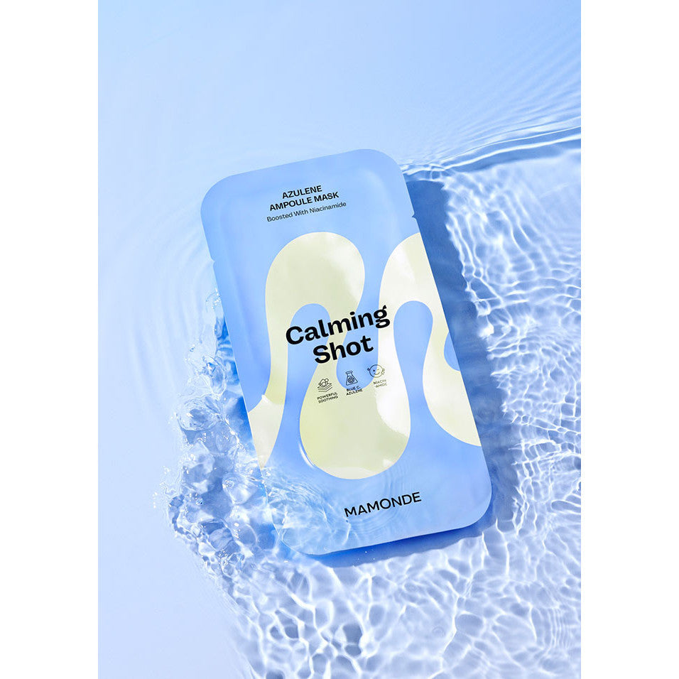 Mamonde Calming Shot Azulene Ampoule Mask 23ml (10 sheets)