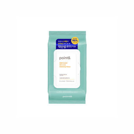 PointN Deep Clean All-in-One Cleansing Tissues 80ea
