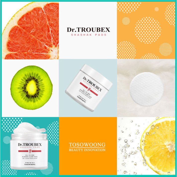 TOSOWOONG Dr. Troubex Shashak Pad 70 sheets