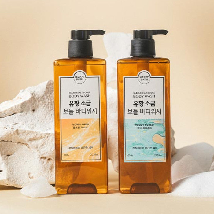 HAPPY BATH Sulfur Salt Bodle Body Wash 600g