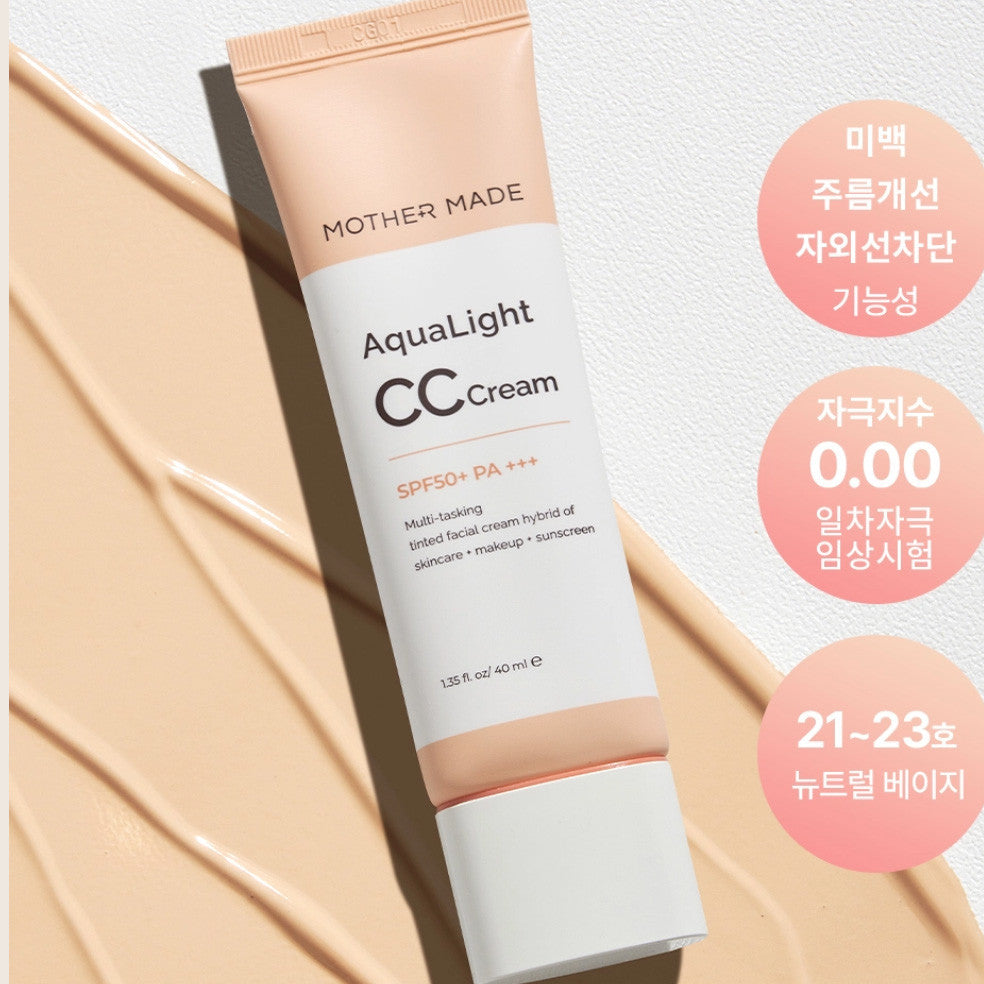 Mothermade Aqua Light CC Cream 40ml (SPF50+ PA+++)