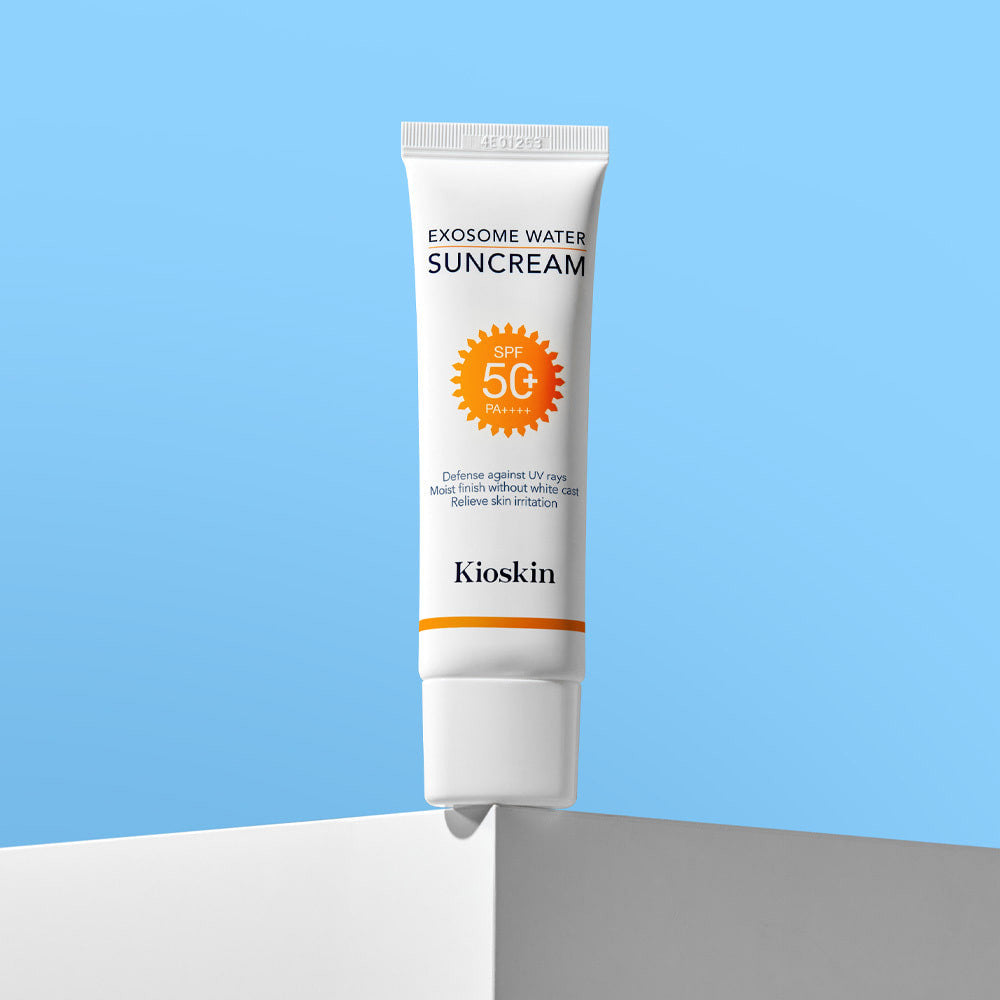 Kioskin Exosome Water Sun Cream 50ml  Pore improvement in 7 days Human application test completed, Sun cream that improves pore area, volume, and depth with 1 week of use!  - Paten
