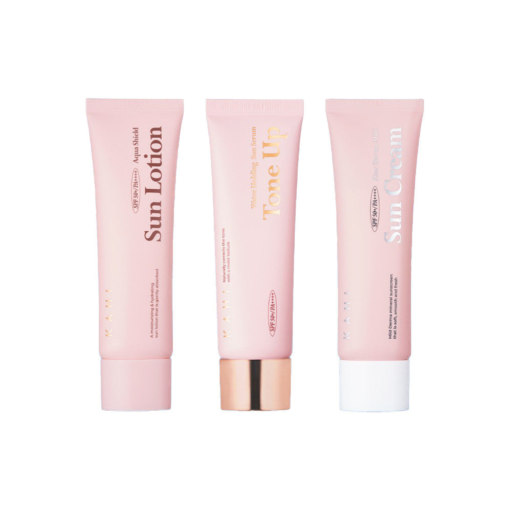 KAHI Aqua Shield Sun Lotion/Water Holding Tone-up Sun Serum/Zinc Derma Mild Sun Cream 50ml