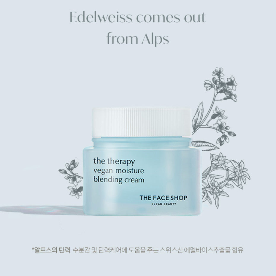 The Face Shop The Therapy Vegan Moisture Blending Cream 60ml