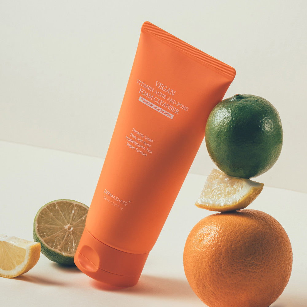 Dermashare Vegan Vitamin Acne And Pore Foam Cleanser 150ml